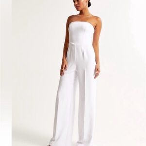 Abercrombie & Fitch White Jumpsuit